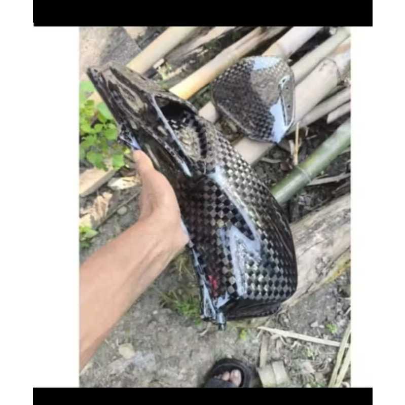 tutup filter honda pcx 160/box filter honda pcx 160 VARIO 160 custom  LAPIS CARBON