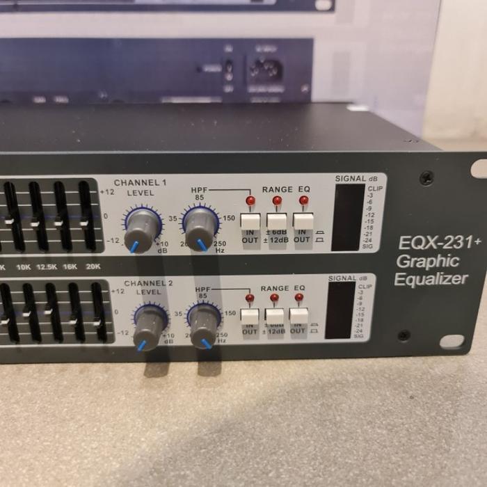 EQUALIZER EQX231 / EQX 231 PLUS SUBWOOFER EQUALISER EQX 231 + SUB NEW