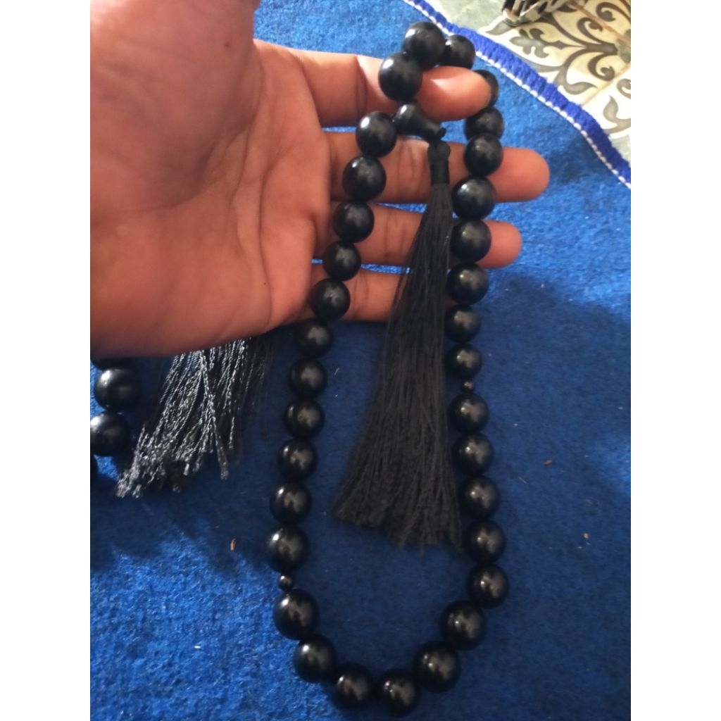 tasbih murah /tasbih 33butir 12mm kokka jawa hitam asli original /tasbih kokka jawa termurah