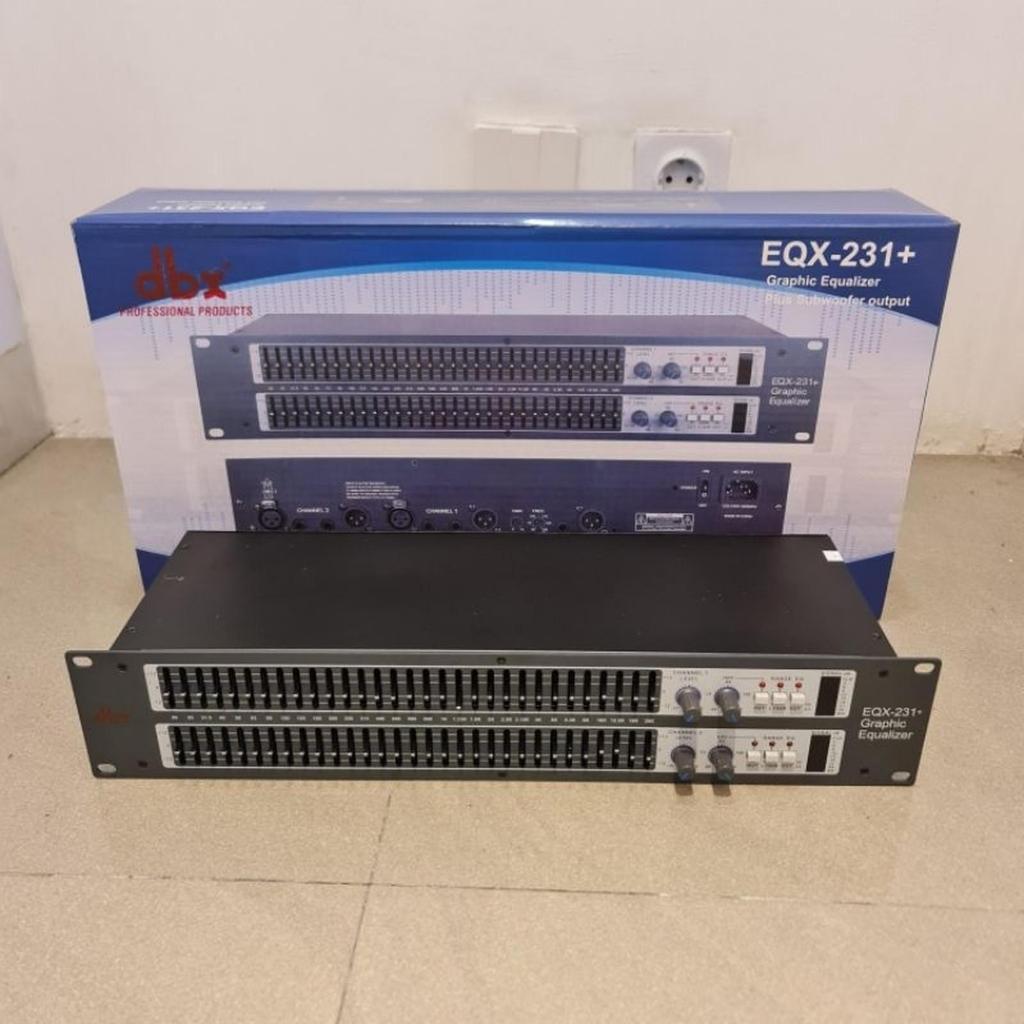 EQUALIZER EQX231 / EQX 231 PLUS SUBWOOFER EQUALISER EQX 231 + SUB NEW