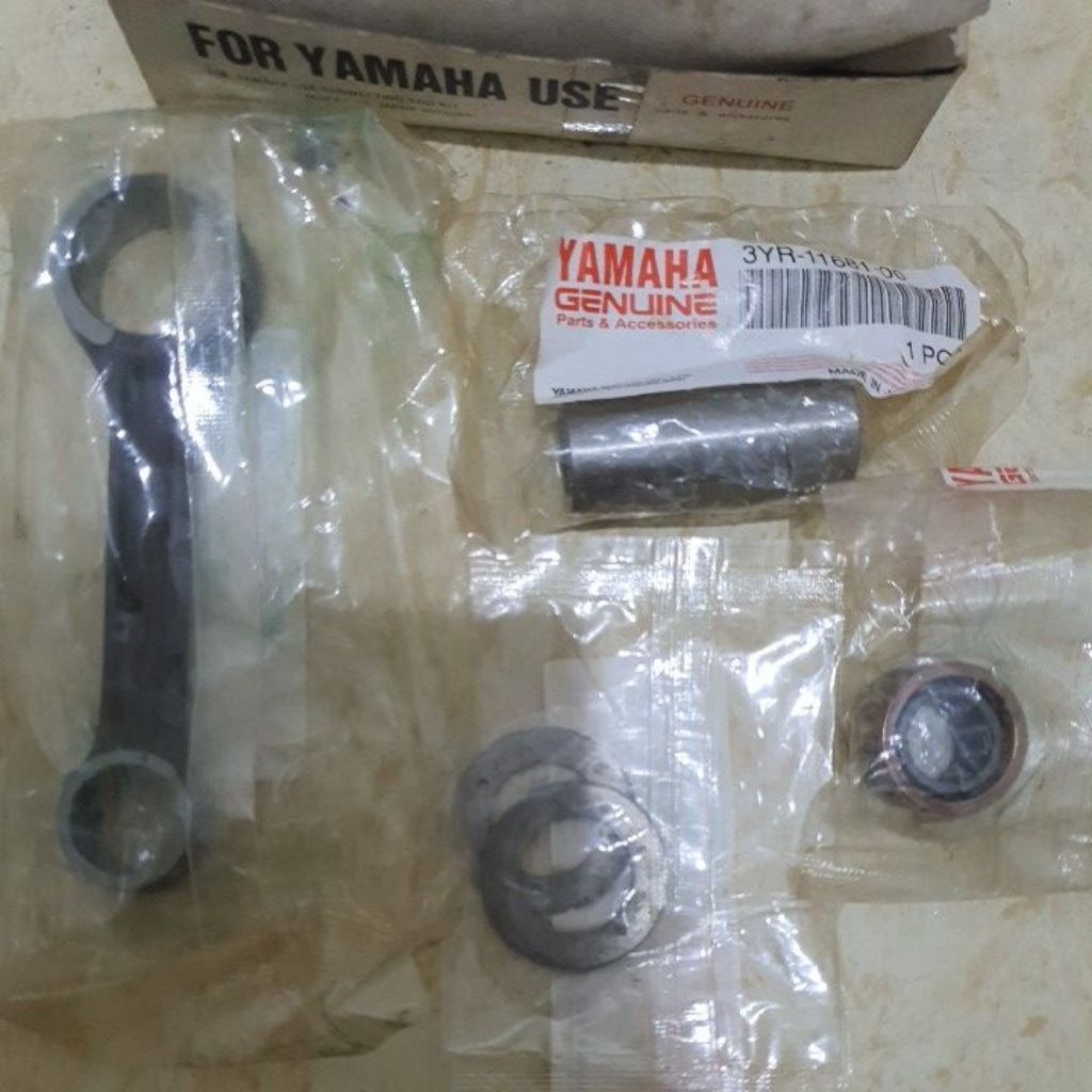 STANG SEHER SET CONNECTING ROD KIT FIZR ,ALFA 2JG-11650-00 ORI YAMAHA JAPAN