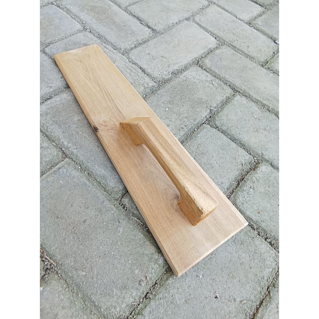 raskam kayu jati asli uk 40 x12 x 8 cm