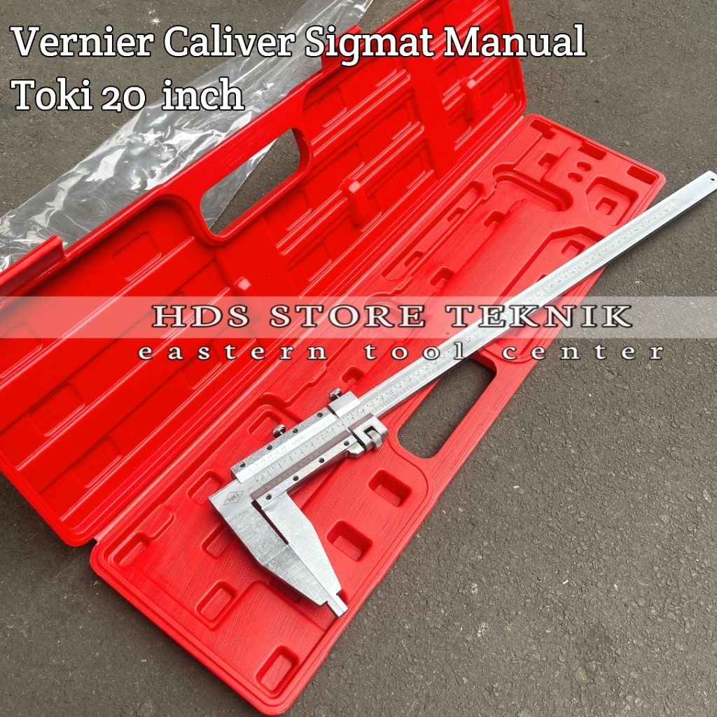 Vernier Caliver Sigmat Manual Toki 20 inch Sigmat Jangka Sorong 500 Mm Stainless Steel