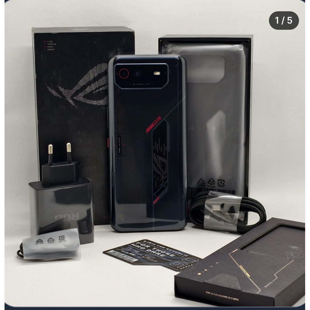 Hp Gaming Asus Rog phone 5/Rog phone 6/Rog phone 7/Rog phone 8 original ex garansi resmi Indonesia