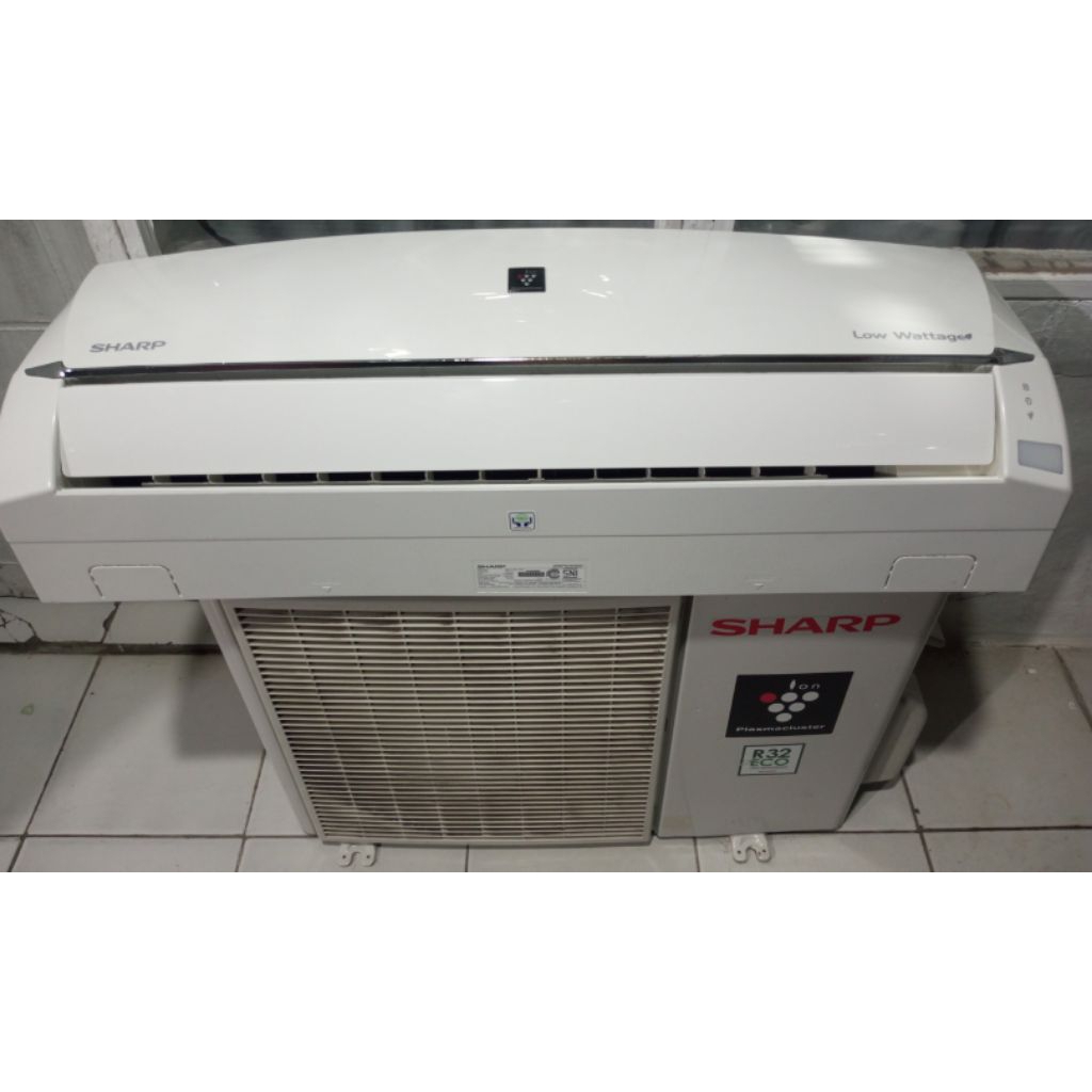 AC SHARP 1/2pk - 1,5 pk  R32 Lowwatt Thailand SECOND ORIGINAL + Pemasangan