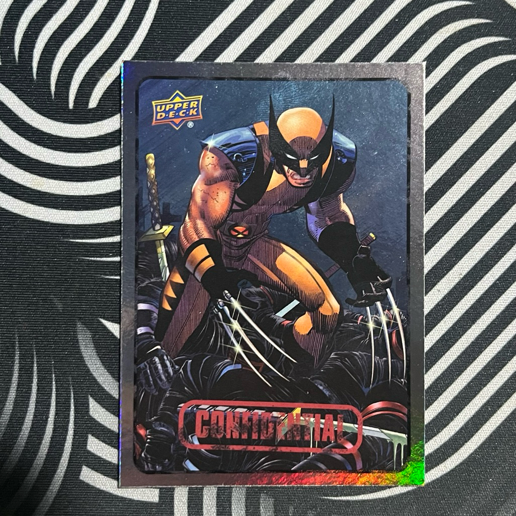 HOLO Upper Deck Dossier marvel wolverine card tcg