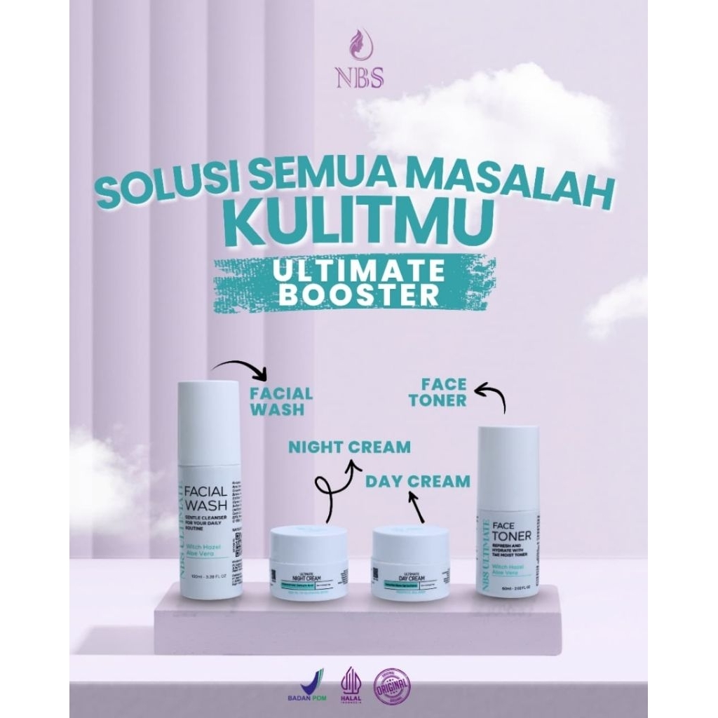 ORIGINAL NBS  PAKET SKINCARE BPOM DAN HALAL / BODY LOTION MBC / PAKET BODY LOTION MBC / NBS BRIGHTEN