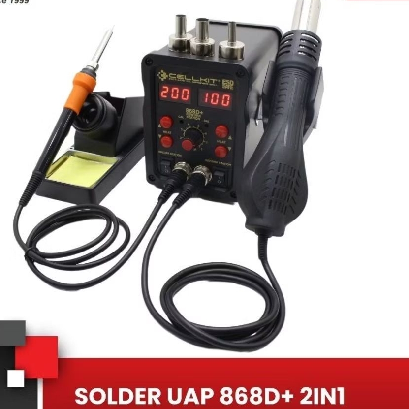 Blower cellkit 868D+ blower+solder solder uap cellkit 868D+ 2in1 blower +solder V22