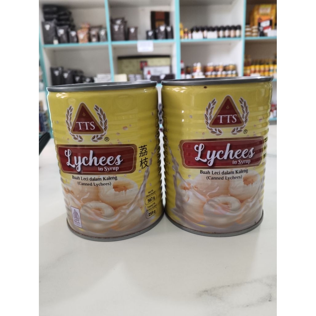 TTS LYCHEE KALENG 567GRAM / BUAH KALENG LYCHEE KALENG TTS / BUAH DALAM KALENG