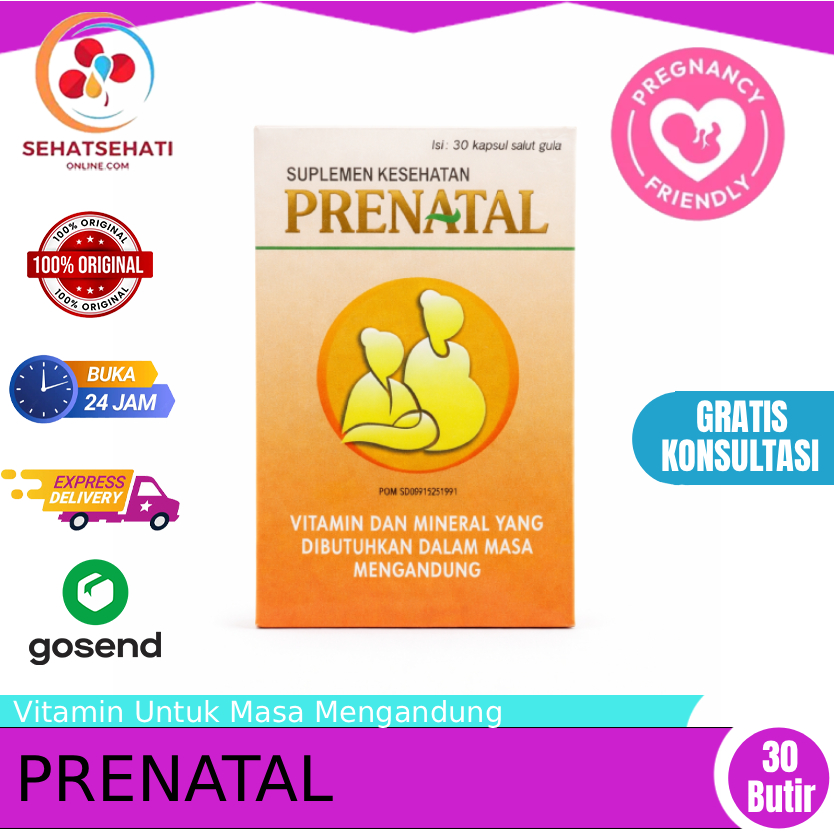 Prenatal 30 Kaplet - Vitamin Ibu Hamil