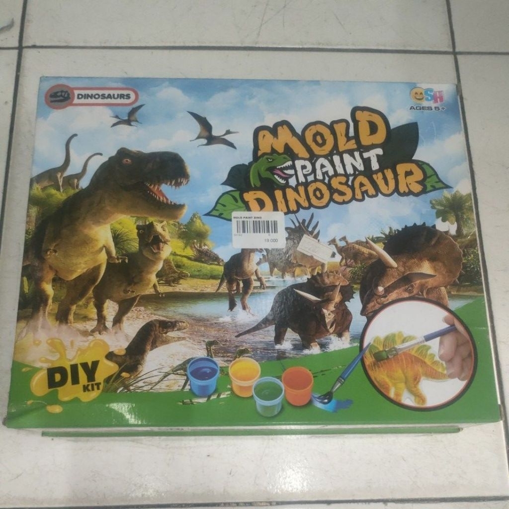 MOLD PAINT DINOSAURUS
