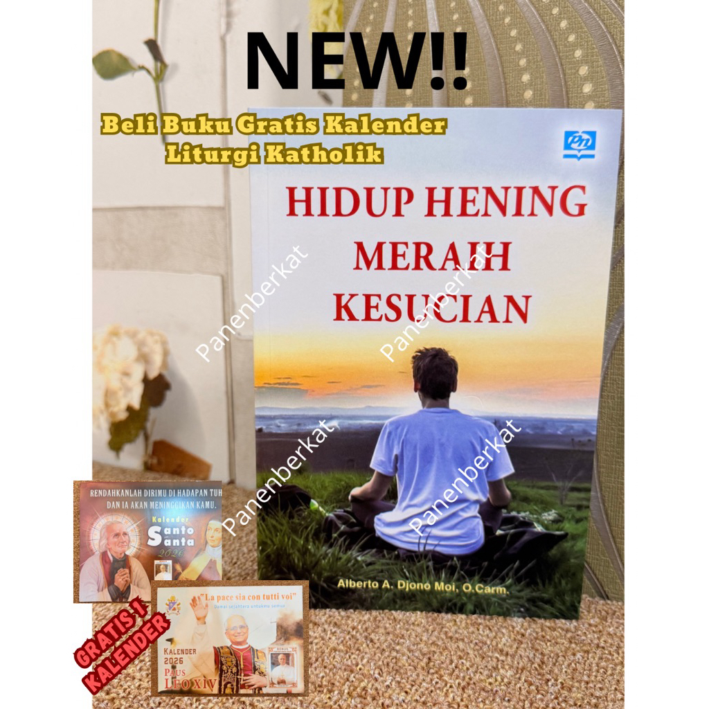 ‼️ GRATIS KALENDER ‼️ BUKU BACAAN ROHANI KRISTEN & KATOLIK : Hidup Hening Meraih Kesucian | Buku Roh