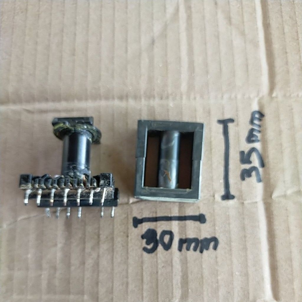 trafo ferit non gap 30mm x 35mm tebal 12mm cabutan