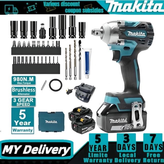 Bor Impact Makita Kunci PasTanpa Kabel Kunci Impact