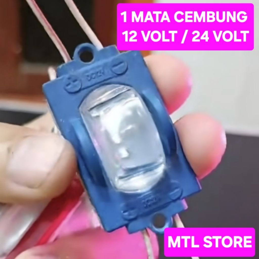 LAMPU LED 1 MATA CEMBUNG 12 V 24 V