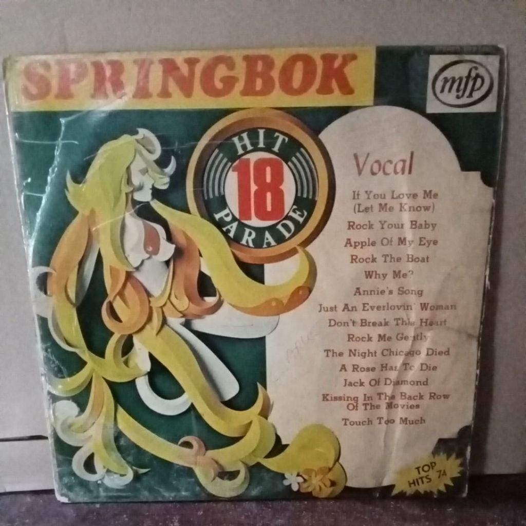 Vinyl Piringan Hitam 12 inch Springbok Hit Parade No 18