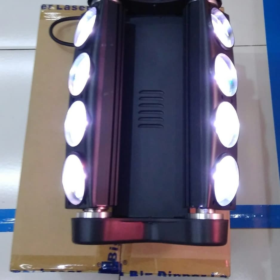 Moving Spider Light -Laser Lampu panggung spider promo jual murah