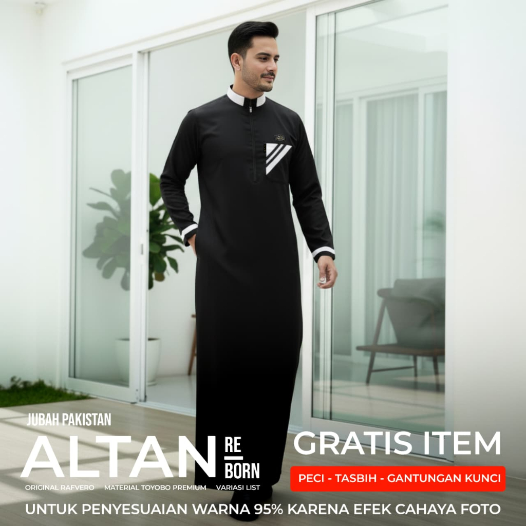RAFVERO - New Jubah Pria ALTAN REBORN Original Rafvero
