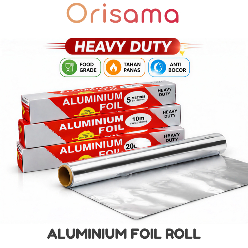 ALUMINIUM FOIL / KERTAS ALUMINIUM FOIL ROLL UNTUK MAKANAN