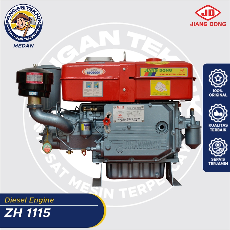 MESIN DIESEL JIANG DONG | ZH 1115 | MESIN DIESEL 24 PK