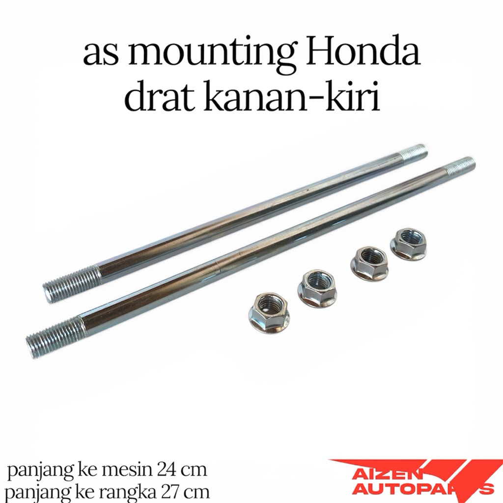 AS MOUNTING Body set depan belakang DRAT Kanan - Kiri  Matic Honda Beat Spacy Scopy Vario Old PCX BO