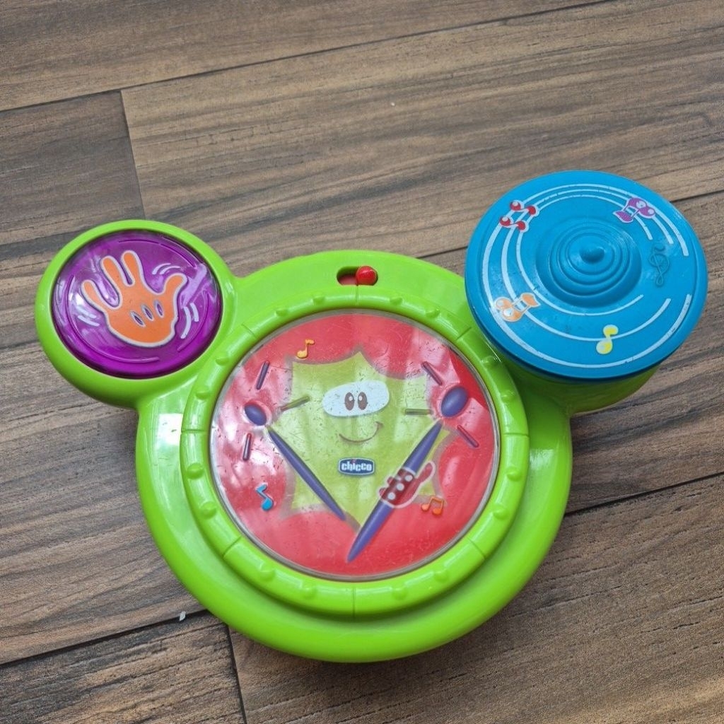 chicco baby drum preloved good condition