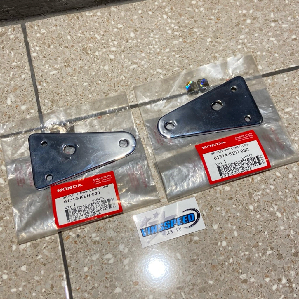 KUPINGAN LAMPU DEPAN TIGER 2000 TIGER LAWAS SET KANAN KIRI 61313 61314 KEH 930 ORIGINAL AHM