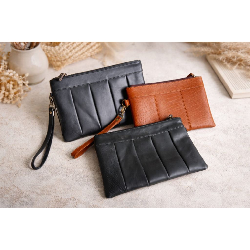 [PAPARILLO] Clutch Kulit Sapi Asli/Clucth kulit murah/Clucth Kulit Garut/Clutch Kulit Asli/Clucth ku