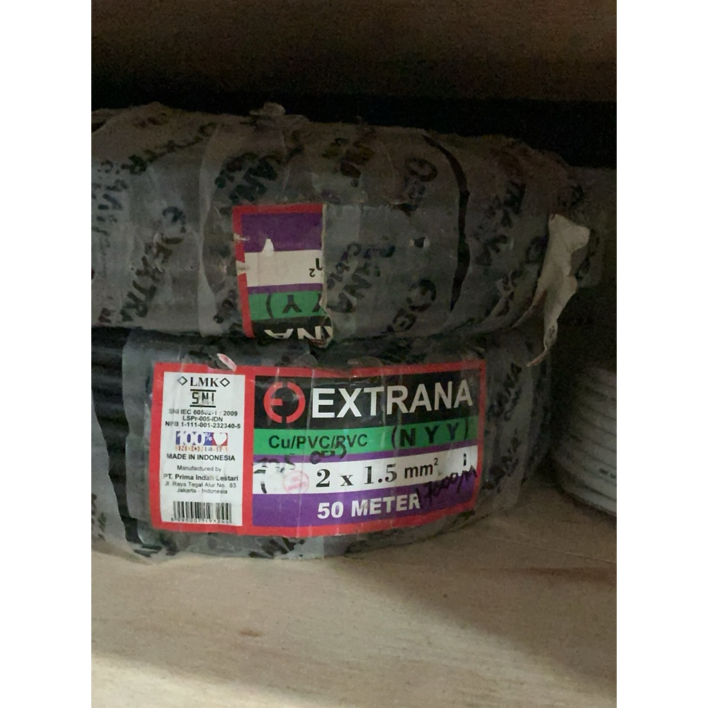 kabel extrana NYY 2x1,5 100meter