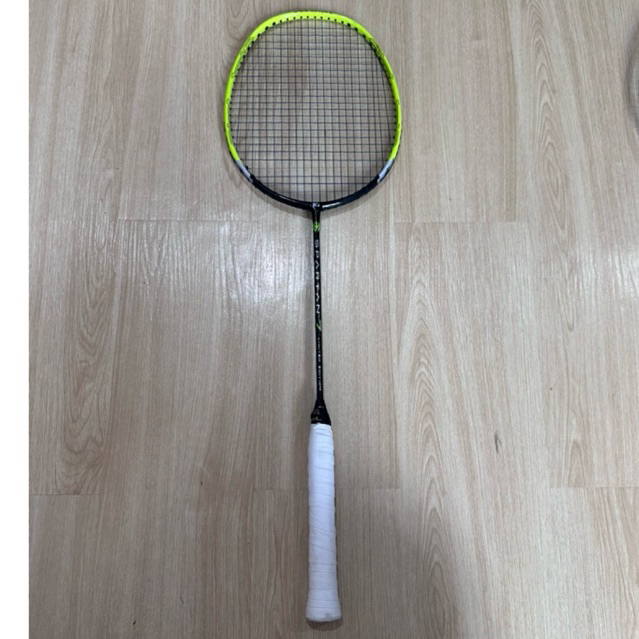 Raket Badminton Second Hi-Qua Hiqua Spartan 7 Limited edition sudah terpasang senar BG66 Ultimax tar