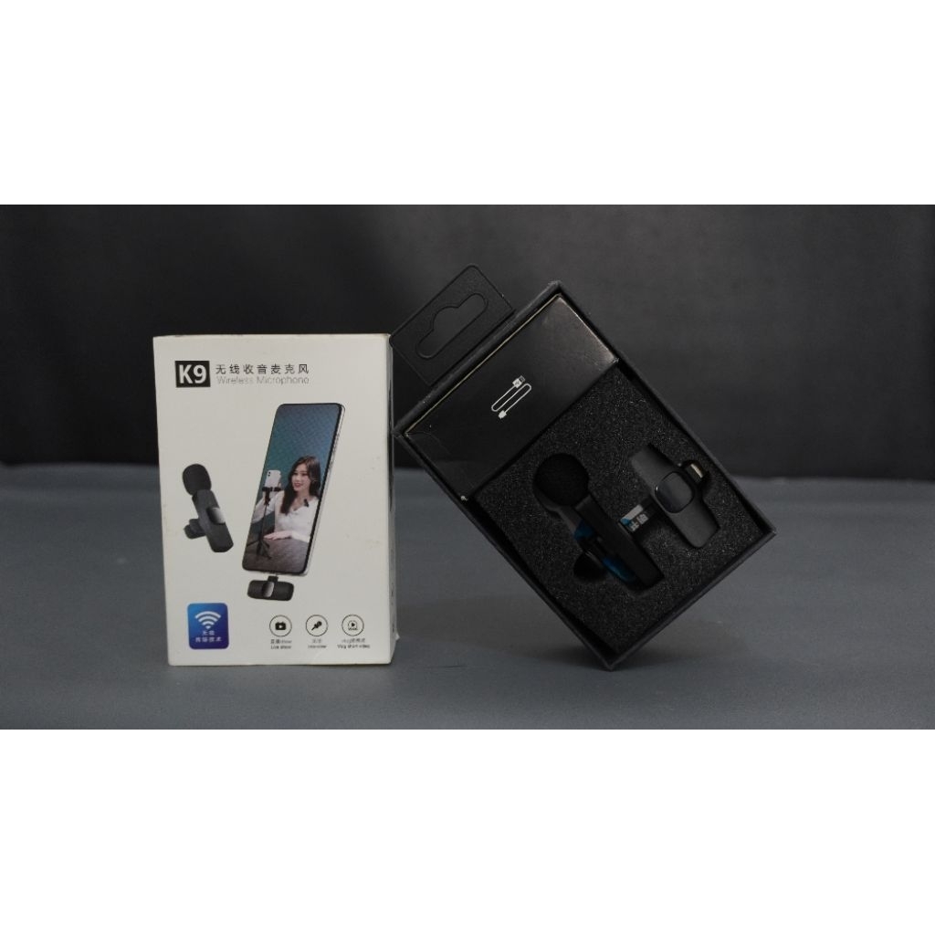 Wireless mic K9 (bekas pakai)
