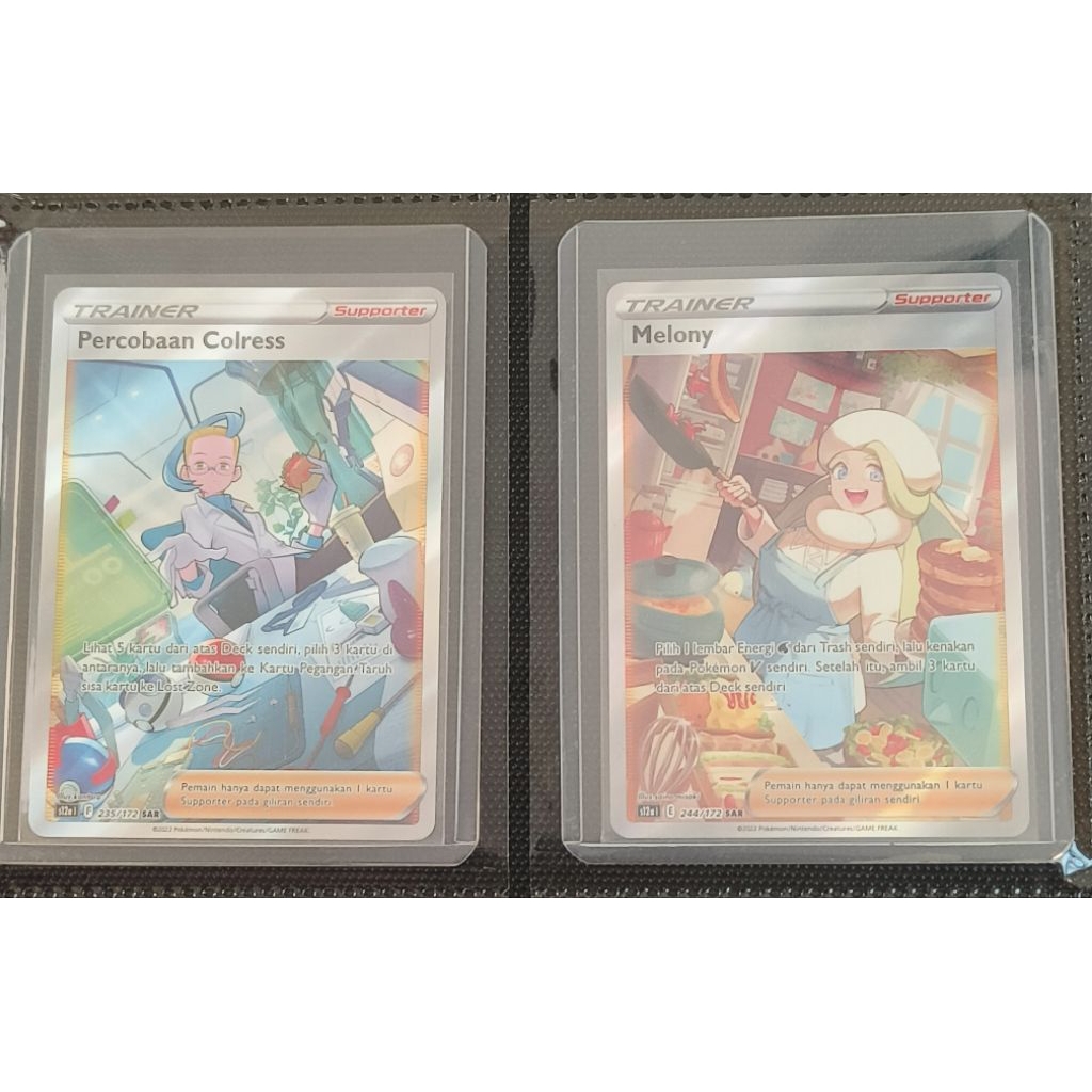 Pokemon TCG Indonesia Trainer Supporter SAR Vstar Semesta Set