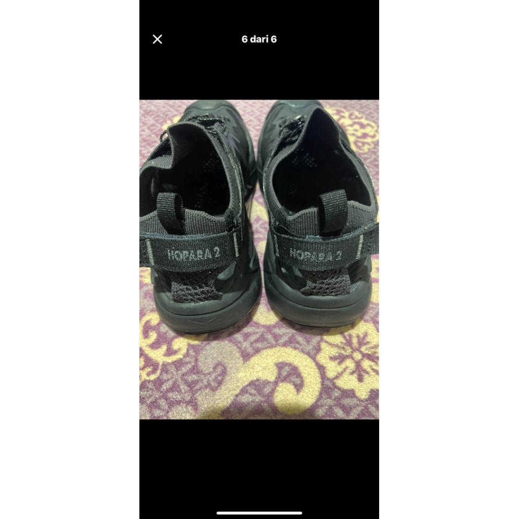 sepatu sandal hoka hopara 2 no 39