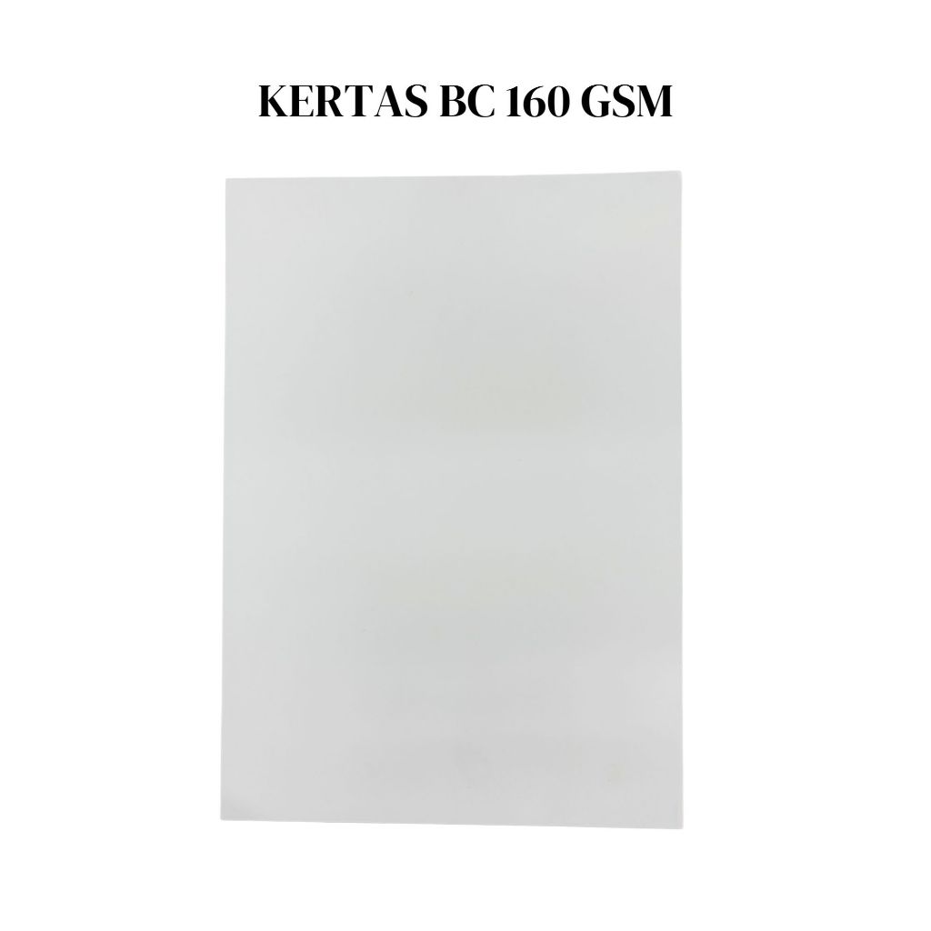 Kertas BC / TIK / Brief Card 160 gsm A4 50 Lembar