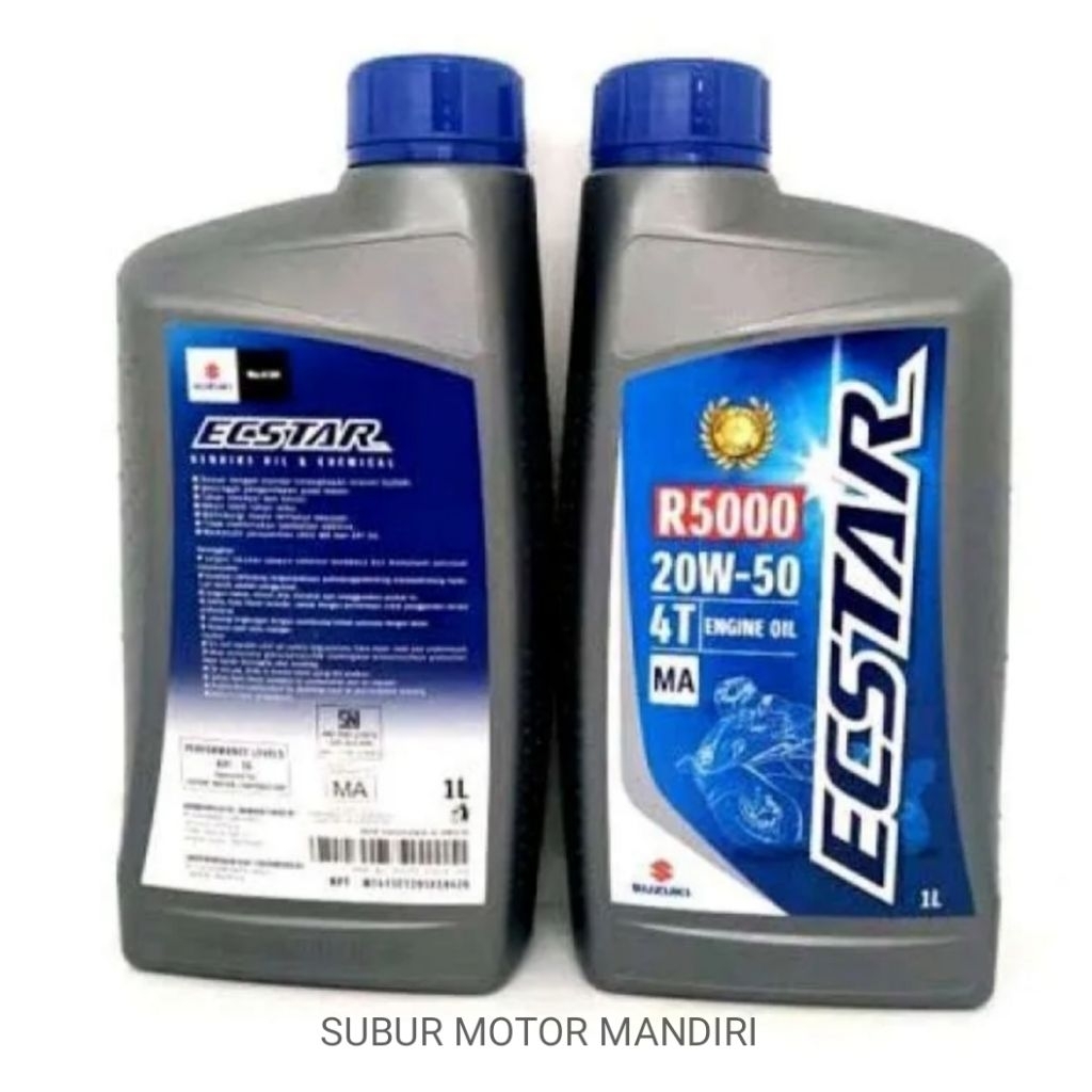 Oli Motor Semi-Sintetik Suzuki ECSTAR R5000 1 Liter