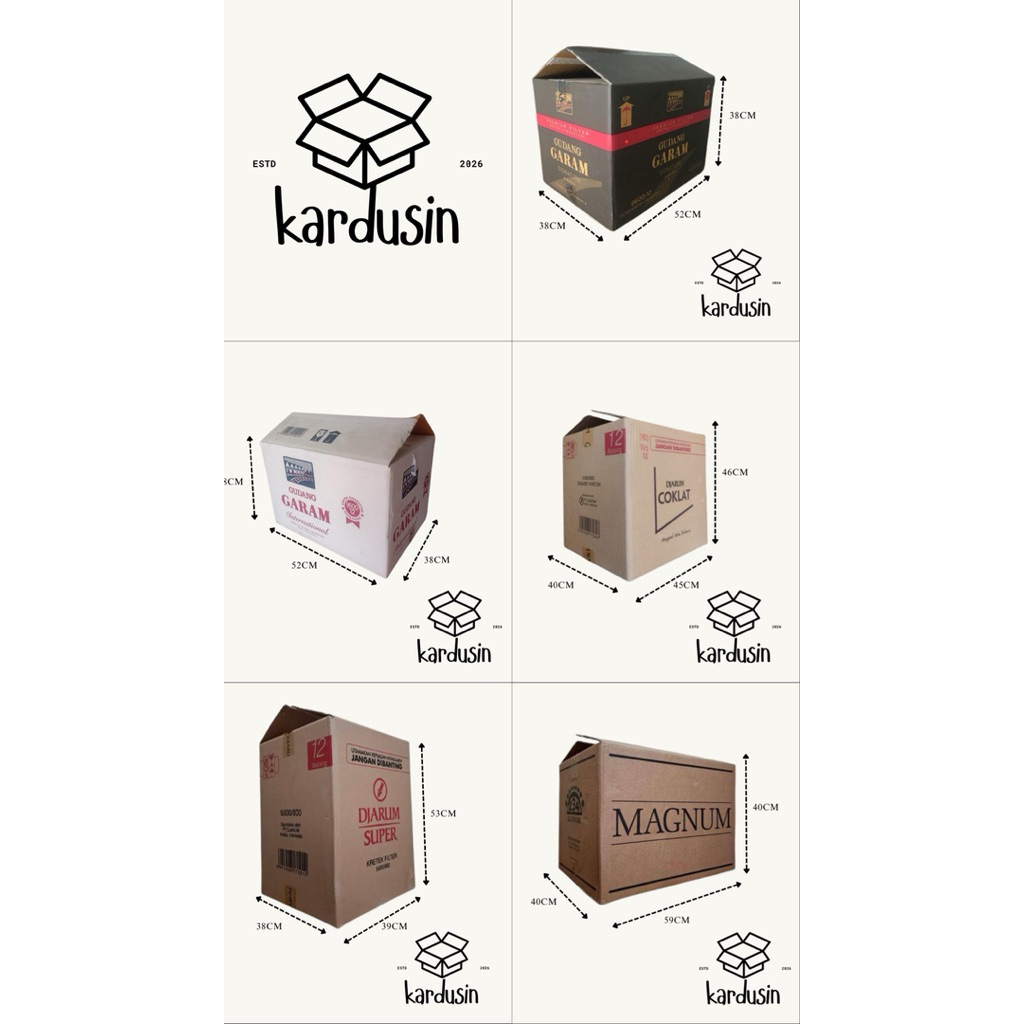 kardus besar bekas / kardus jumbo/ kardus packing