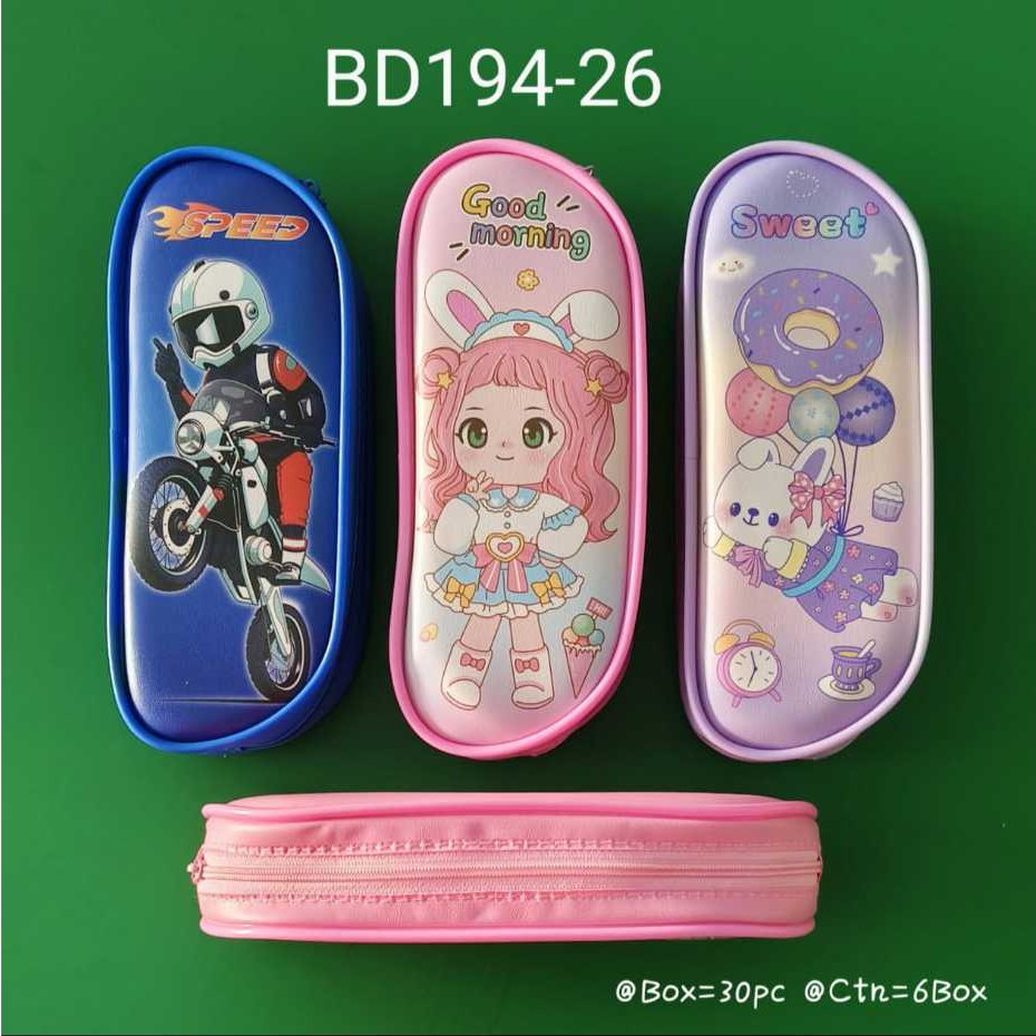 Xiaolingjing Pencil Case / Tempat Pensil Resleting BD-194-26