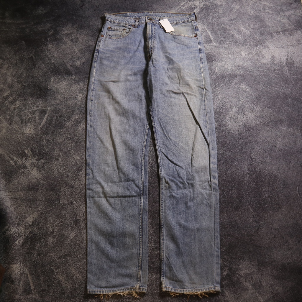 CELANA PANJANG LEWIS 512 RIPPED JEANS DENIM PANTS CJ50 SIZE 32 501