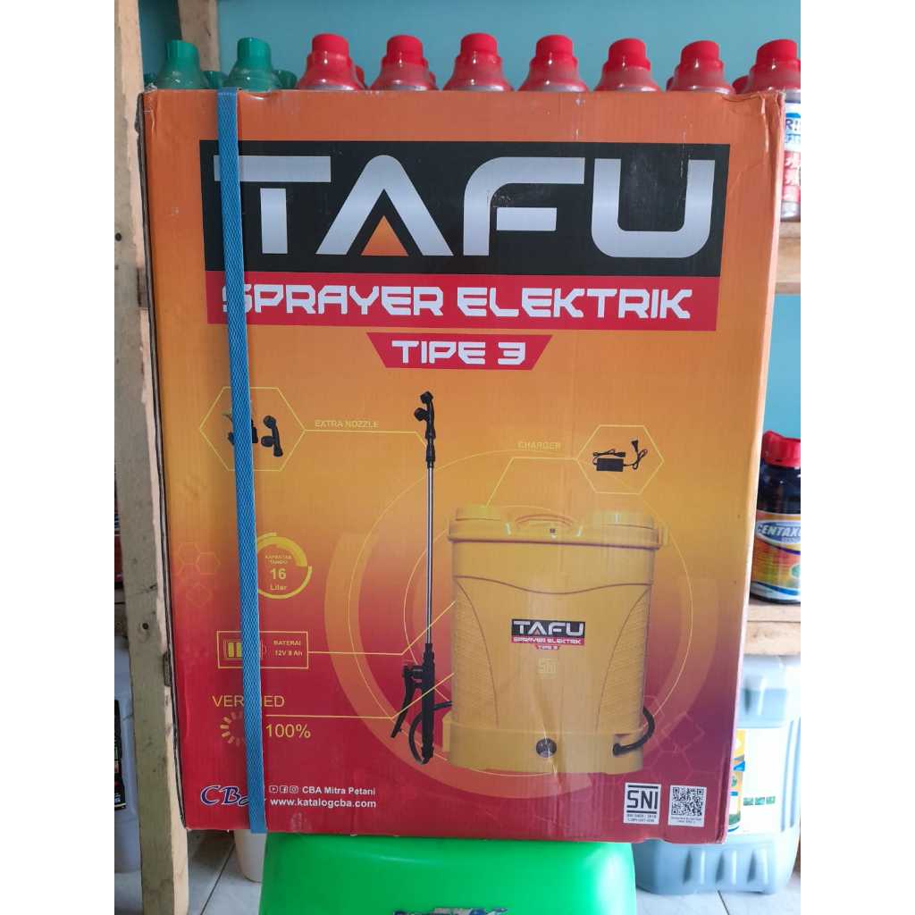 Sprayer elektrik TAFU Tipe 3, isi 16 Liter