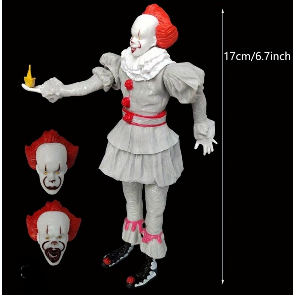figure Pennywise the dancing clown film horor it figure horror movie figure film horor figure stephe