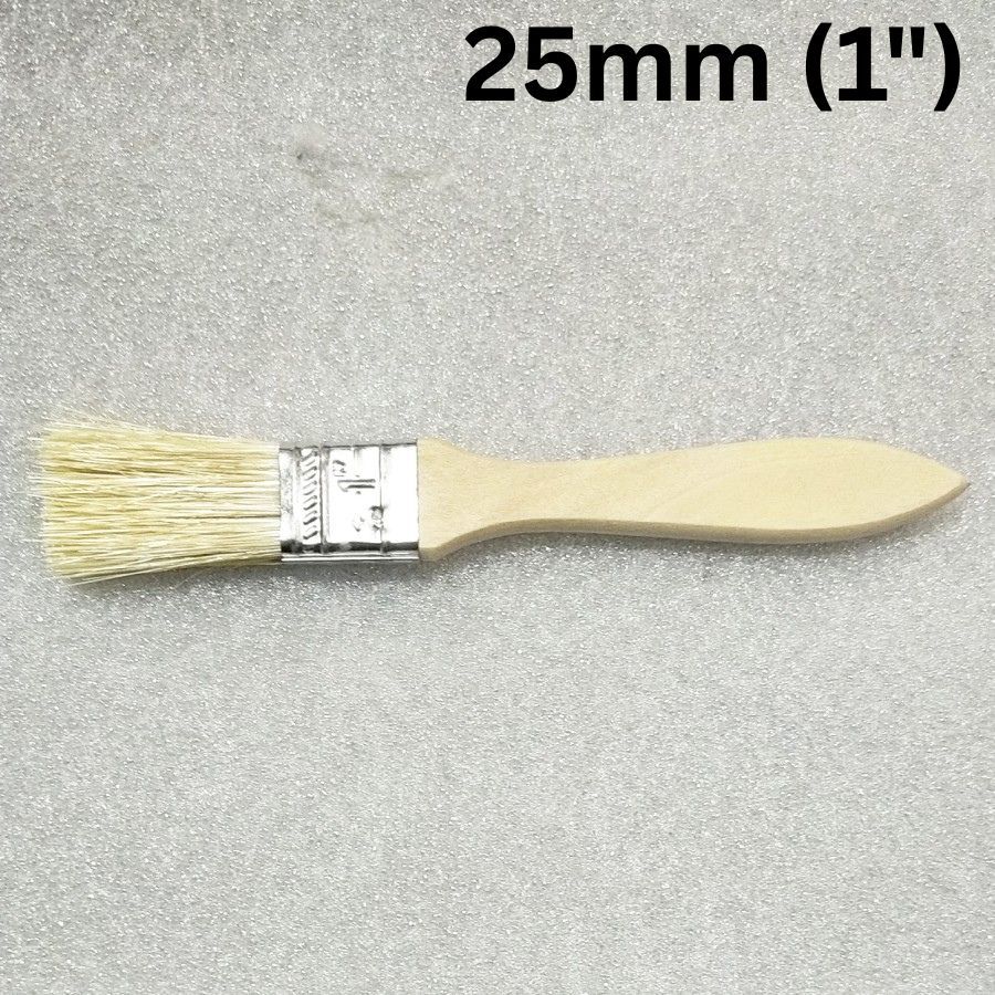 Kuas Cat Dinding 25mm / Kuas Putih 1" / Wall Paint Brush 25 mm / White Brush 1 Inch
