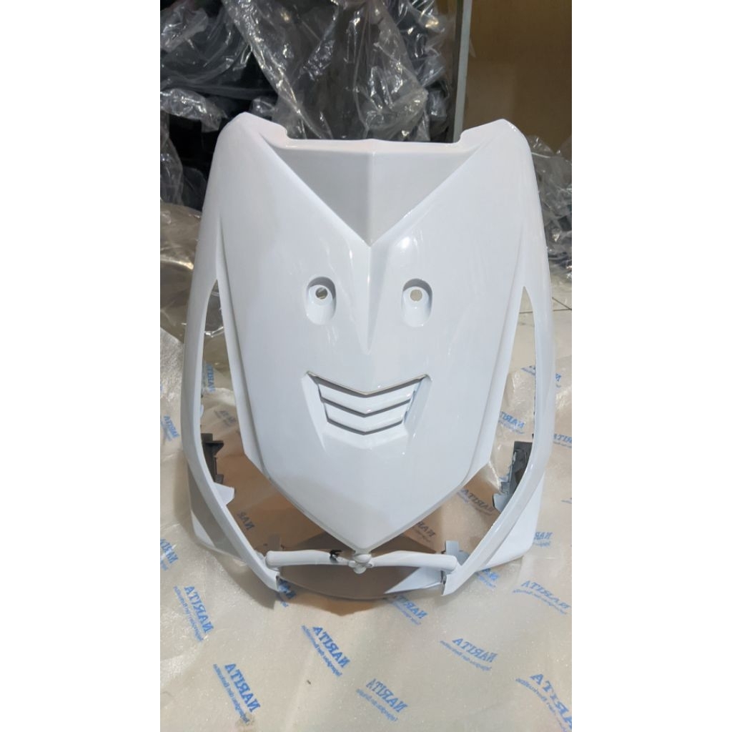 Tameng Depan Honda Beat 2006–2012 Original Narita | Cover Body Depan Beat Karbu | Plastik Tebal Pres