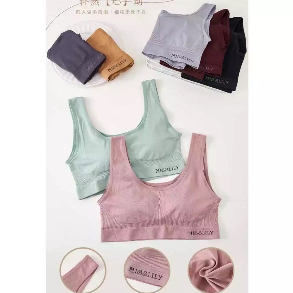 Miniset Dewasa Misslily Sport Bra Misslily Miniset | Allsize Misslily Original Nyaman di Pakai