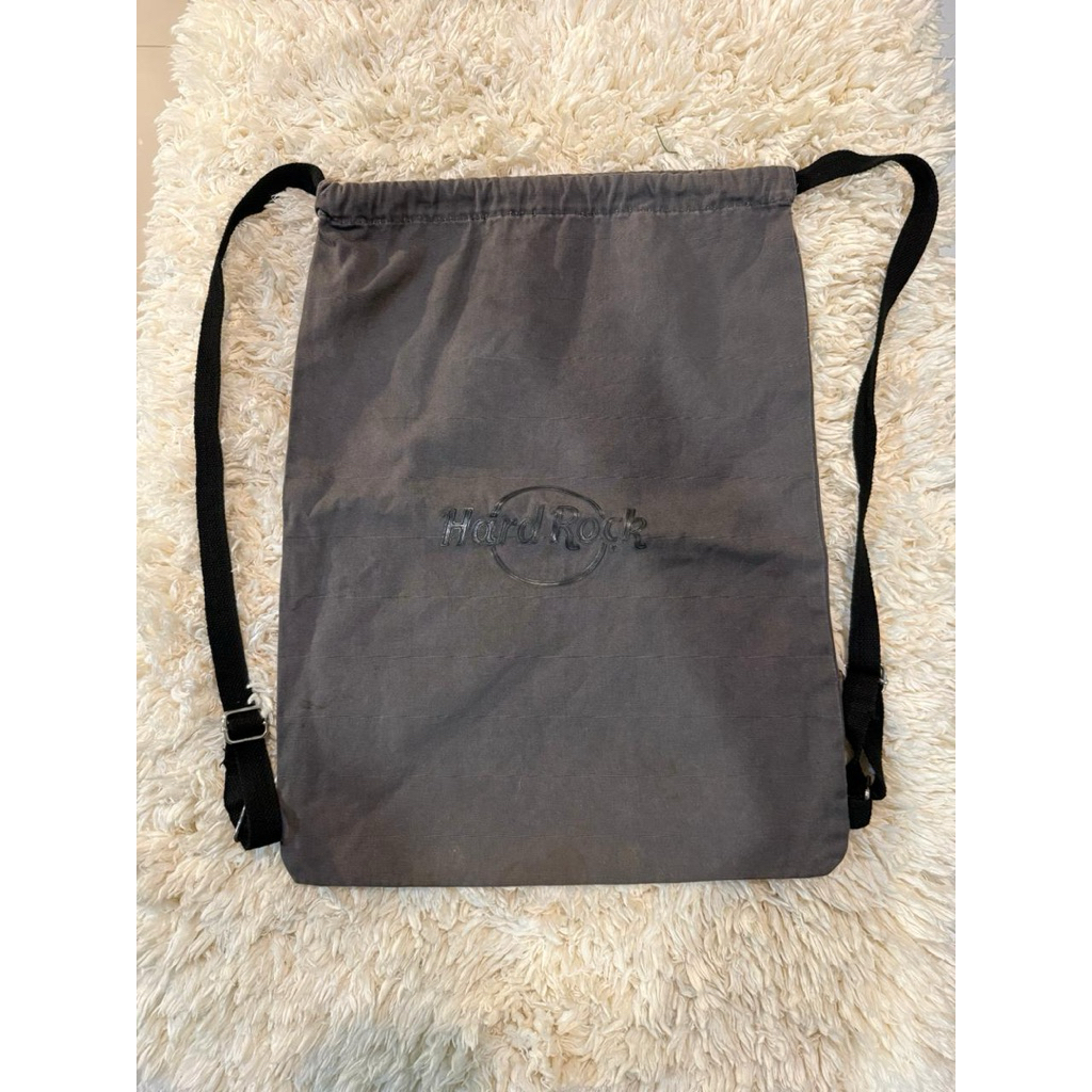 preloved bag — tas serut abu hard r0ck
