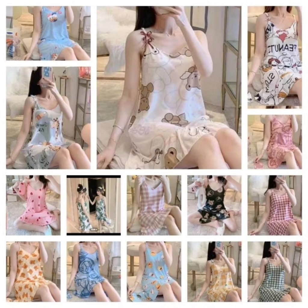 Daster wanita tali kecil/Daster tali cup BH