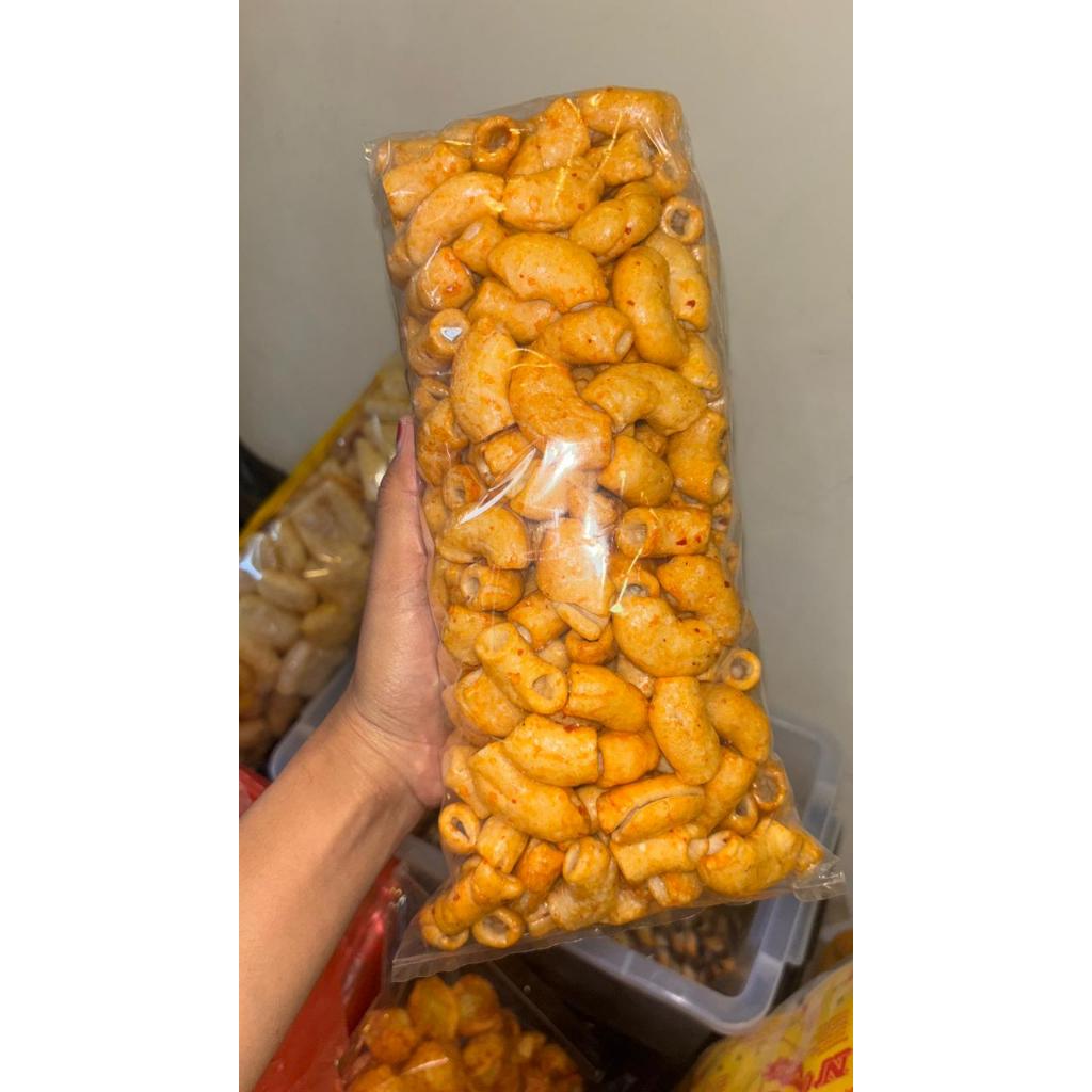 200 Gram Makaroni Goreng Sambal Lotis  Renyah dan Gurih Tanpa Pengawet Pedas Manis / Makaroni Kiloan
