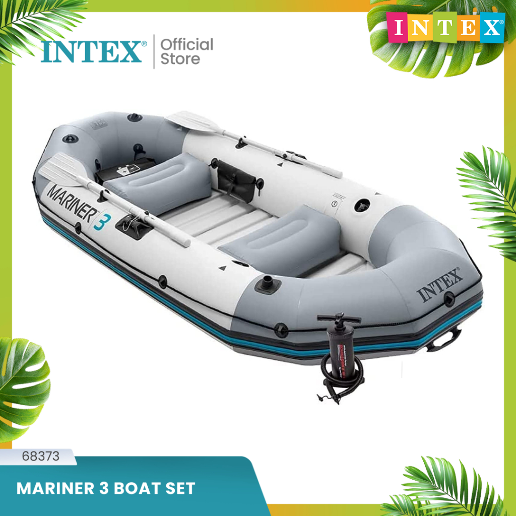 Intex Mariner 3 Perahu Karet Inflatable Boat Set