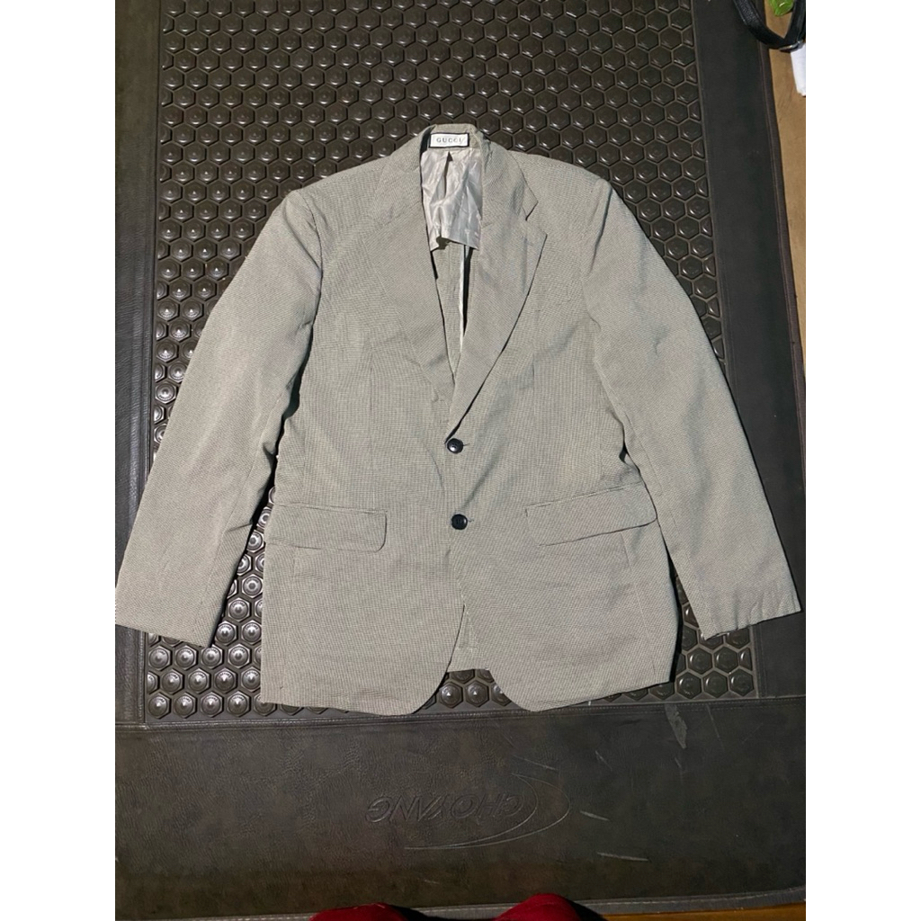 BLAZER JAS SUPER LUXURY GUCCI TARTAN KECIL MEWAH BRANDED