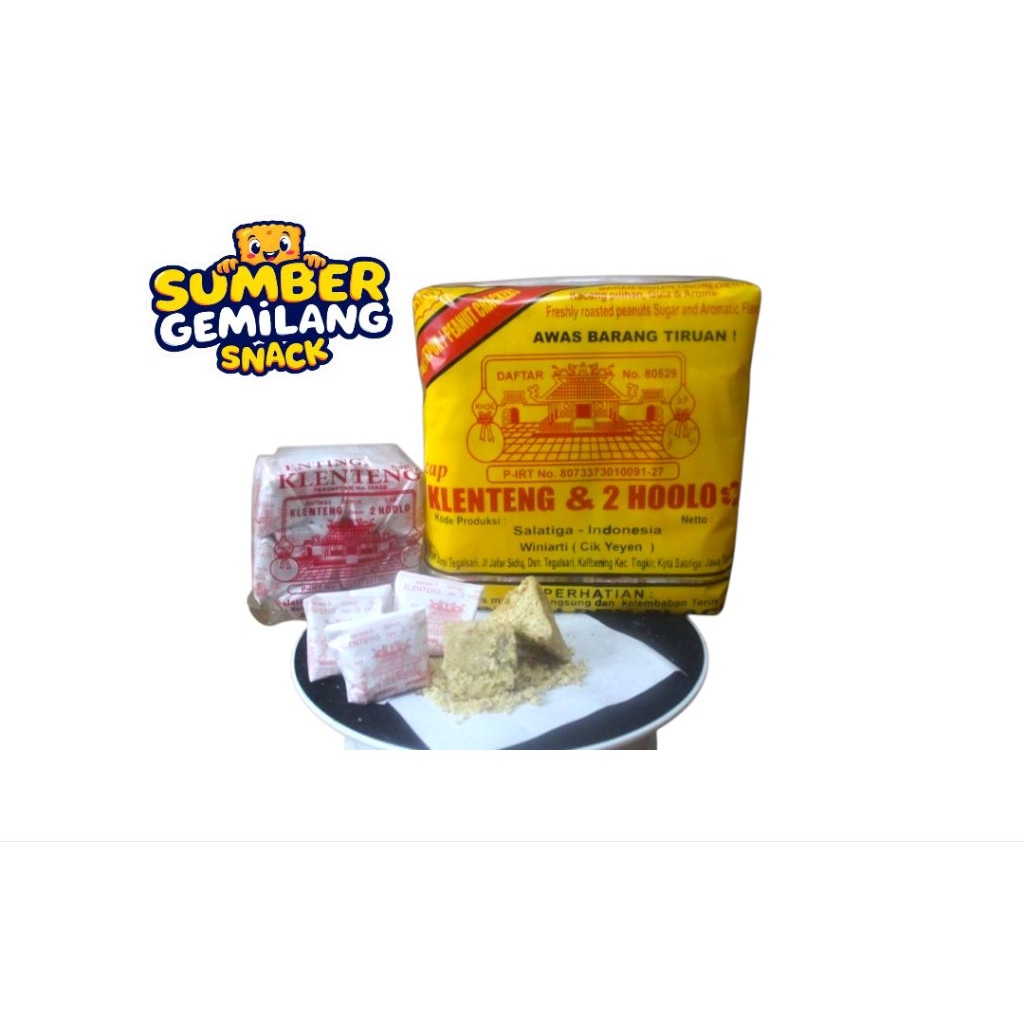 enting enting gepuk cap klenteng & 2 hoolo enting enting kacang gepuk cap klenteng & 2 hoolo