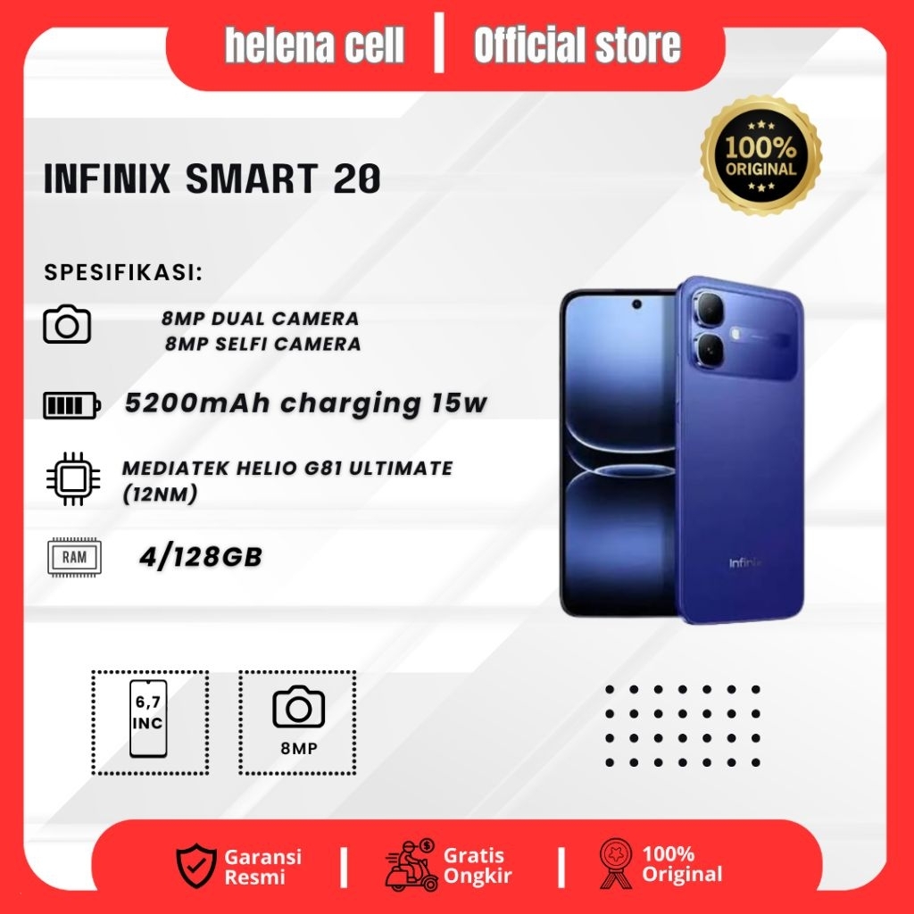 Infinix Smart 20 Ram 4/128GB